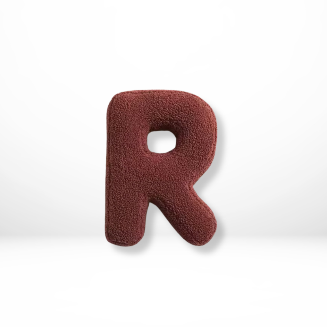 Soft Alphabet Decorative Pillow Cushion