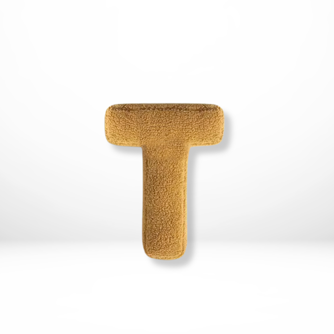 Soft Alphabet Decorative Pillow Cushion