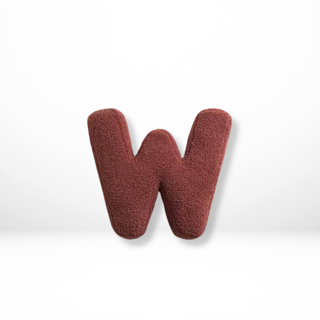 Soft Alphabet Decorative Pillow Cushion