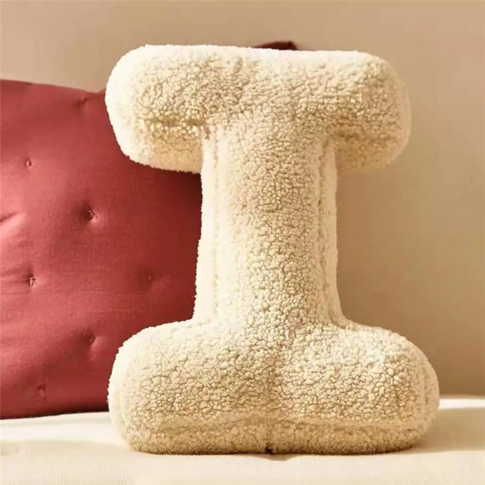 Soft Alphabet Decorative Pillow Cushion