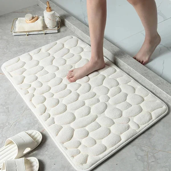 Soft Plush Bath Mat with Non Slip Back