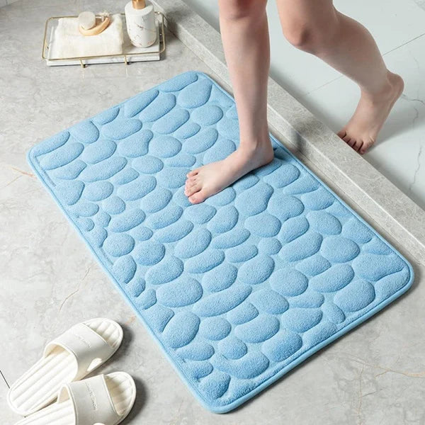 Soft Plush Bath Mat with Non Slip Back