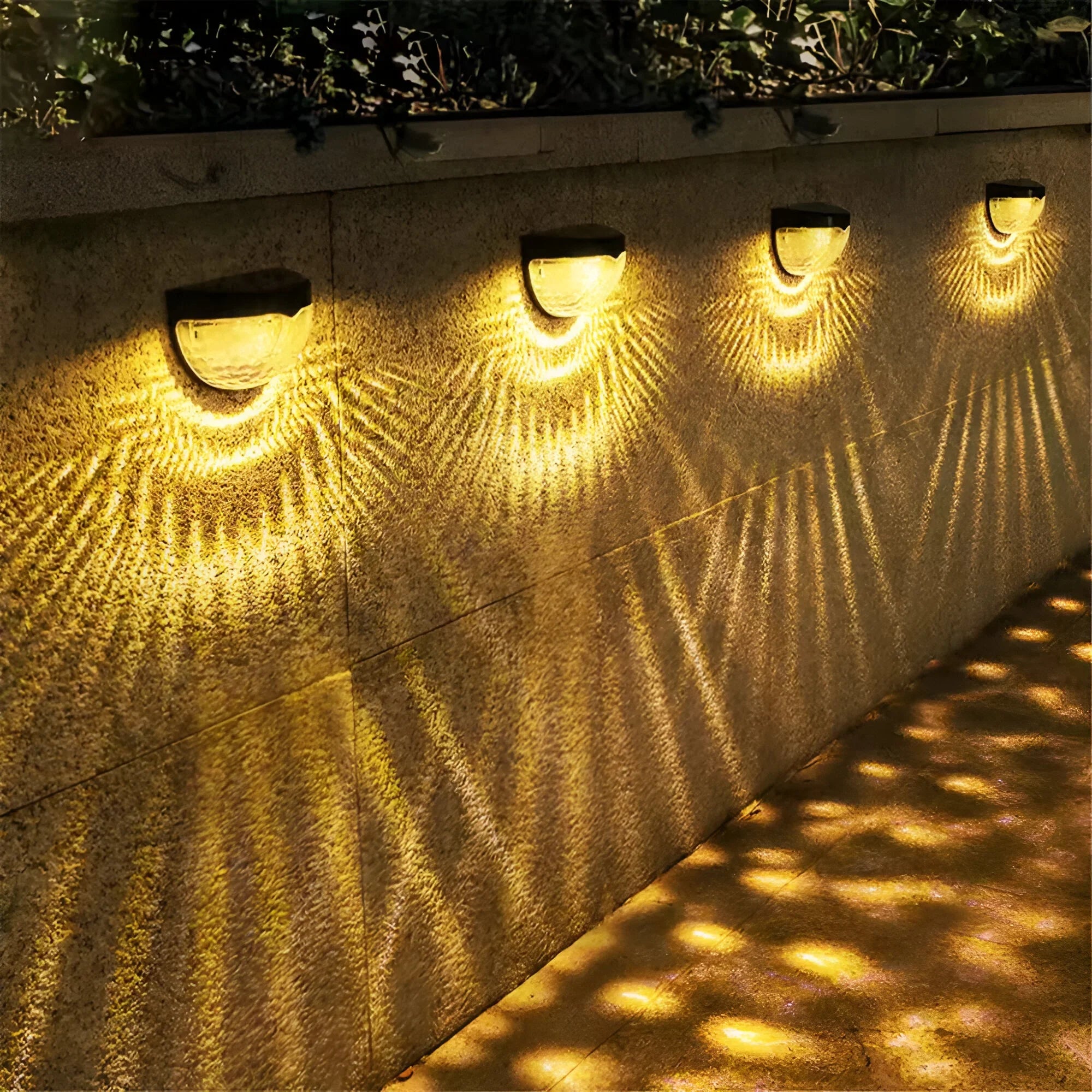 Solar Garden Wall Light with IP65 Waterproof