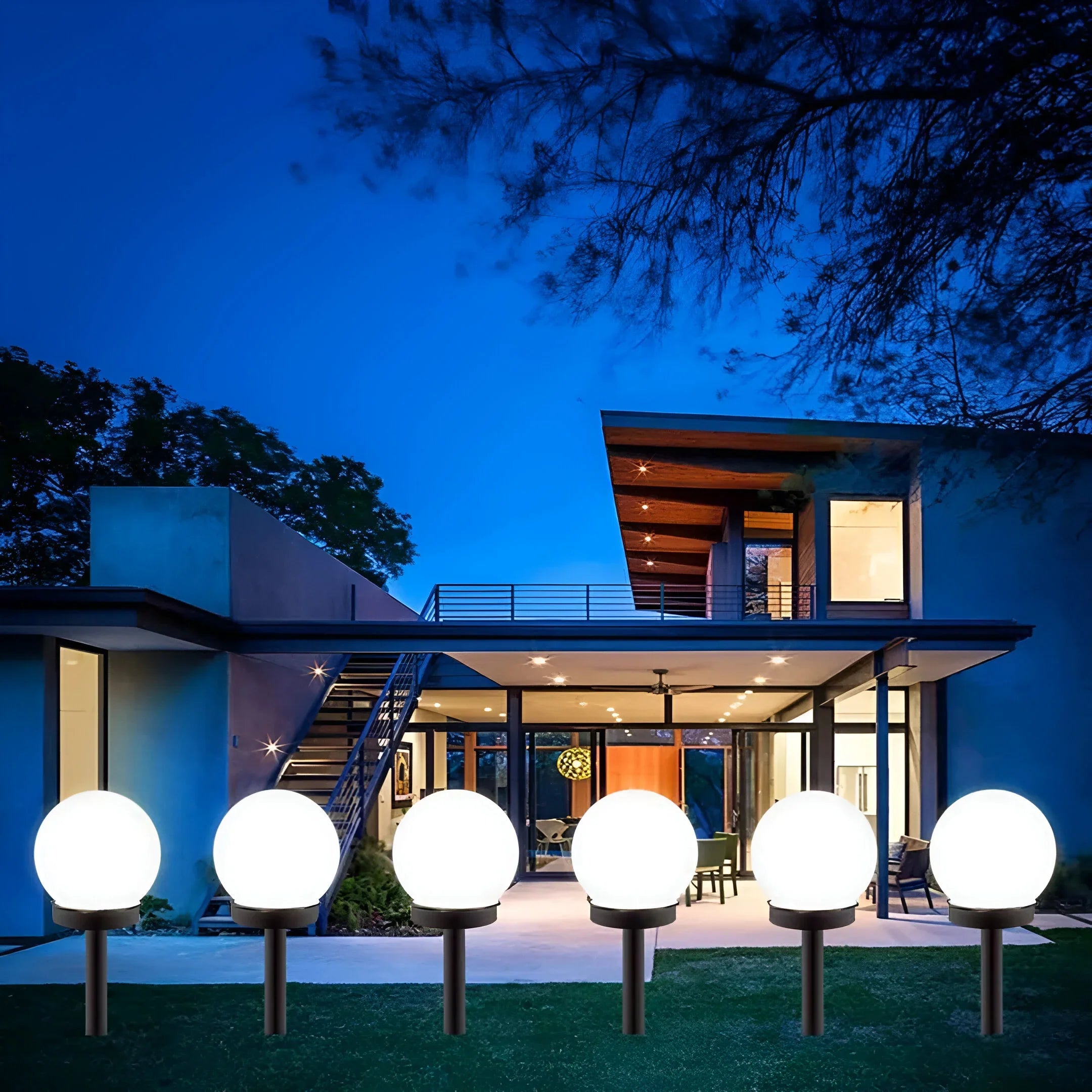 Solar Globe Garden Light with Waterproof