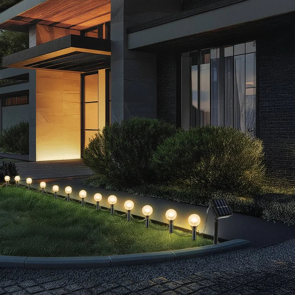 Solar String Light with Crystal LED Glow