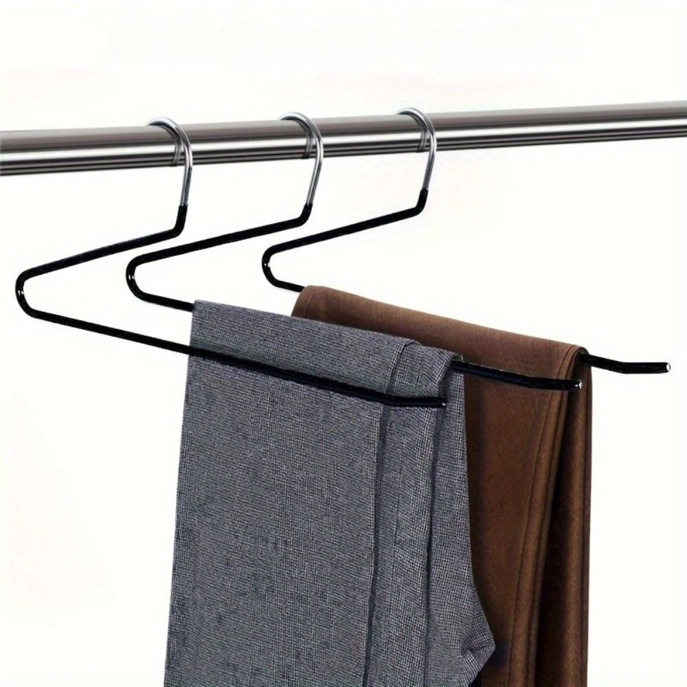 Stainless Steel Pants Hangers Space Saving