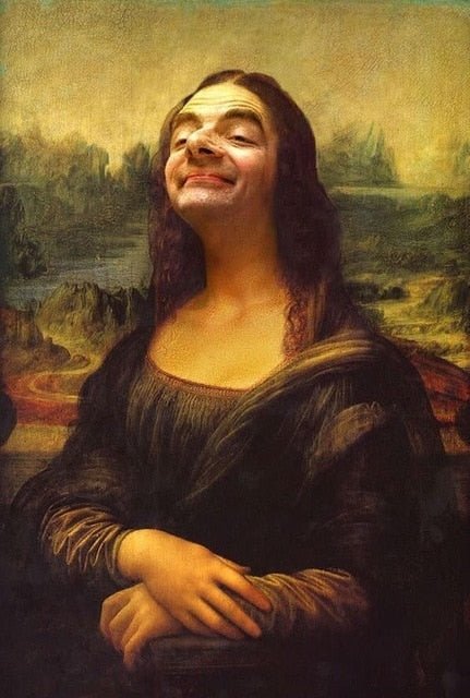 Vintage Mona Lisa Canvas Poster Unframed