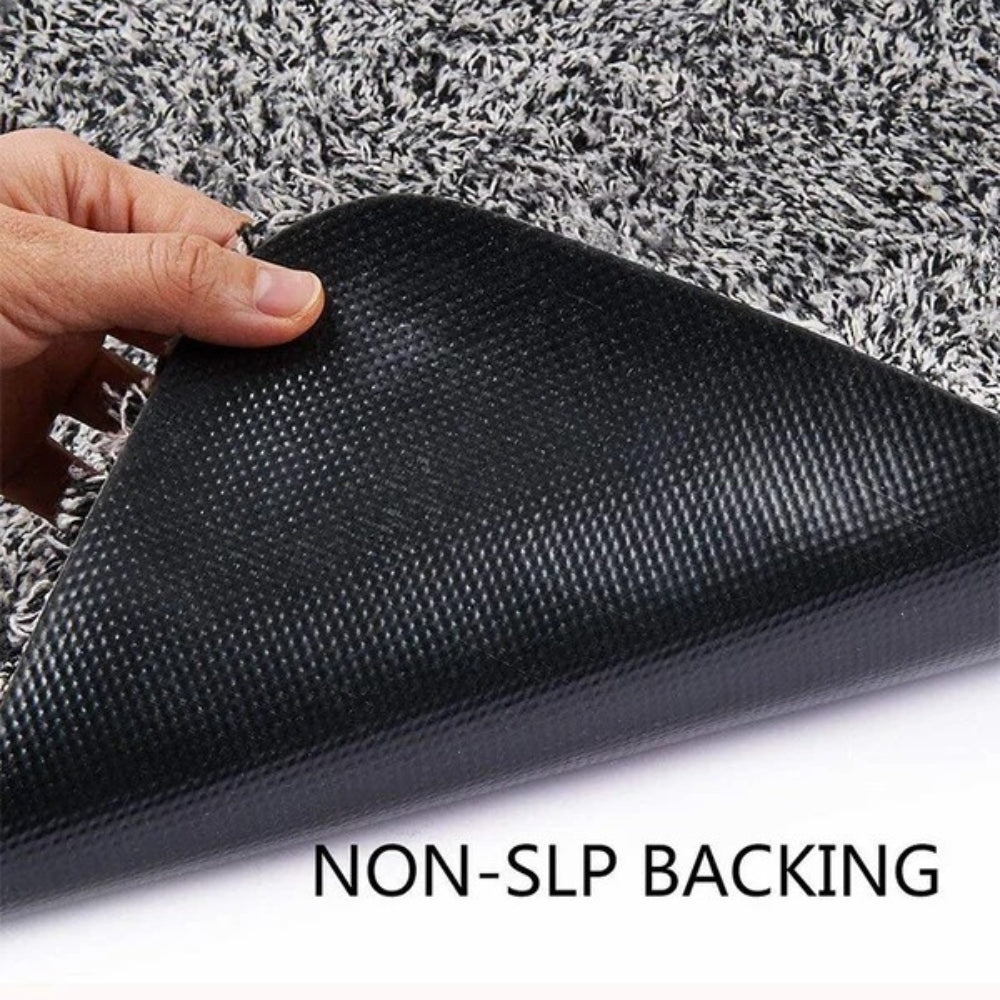 Washable Microfiber Doormat with Grip Base