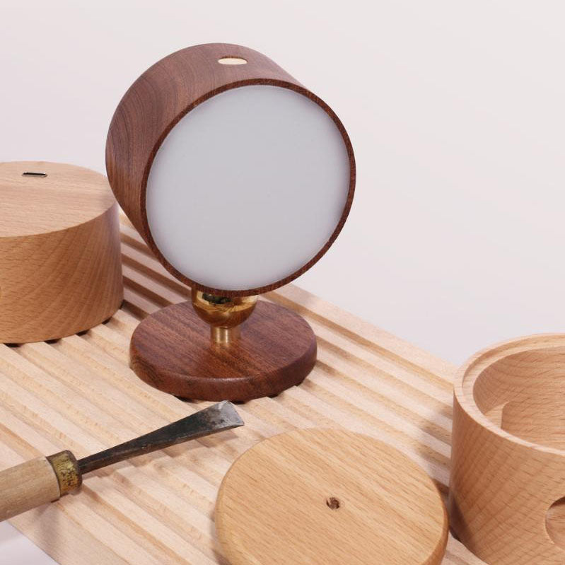 Wood Wall Sconce with LED Light Minimalist