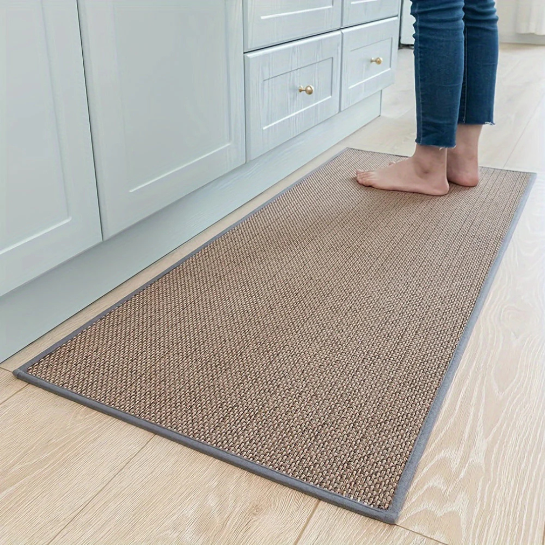 Woven Floor Mat with Durable Textured Top